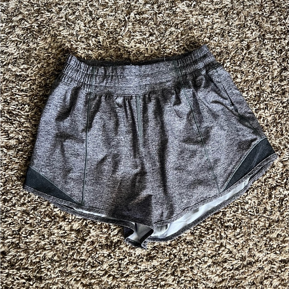 Lululemon Athletica Gray Athletic Shorts Lightweight Running Style